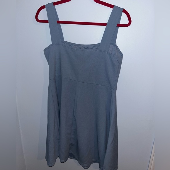 Boohoo Blue dress. New with tags. Knees high. - Picture 2 of 3